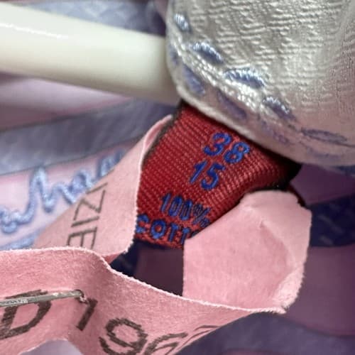 ROBERT GRAHAM Mens Shirt 15/38 Pink Purple Striped French Cuff Button Front - Thumbnail 8