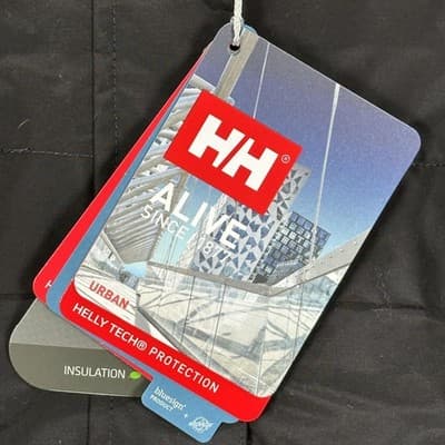 NEW Helly Hansen Parka Womens Medium Black Boyne Ins 2.0 Helly Tech Coat Jacket - Thumbnail 4