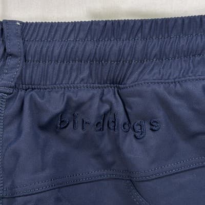 Birddogs Shorts Mens Small Navy Long Lined Athletic Drawstring Zip Pocket Gym 9" - Thumbnail 3