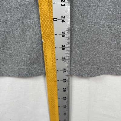 Johnnie-O 1/4 Zip Pullover Mens Large Gray Stretch Knit Long Sleeve Performance - Thumbnail 8