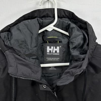 NEW Helly Hansen Parka Womens Medium Black Boyne Ins 2.0 Helly Tech Coat Jacket - Thumbnail 6