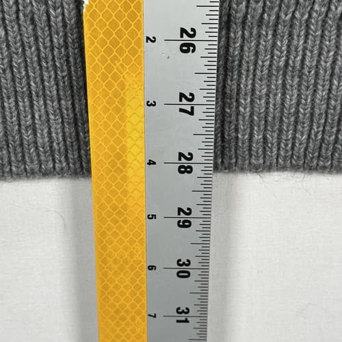 Peter Millar Alpaca Wool Sweater Mens 2XL Gray Shawl Collar Waffle Knit Pullover - Thumbnail 7