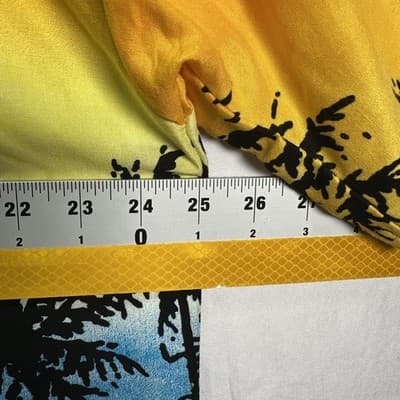 Pineapple Connection Hawaiian Shirt Mens Large Rayon Palms Surf Beach Casual - Thumbnail 8