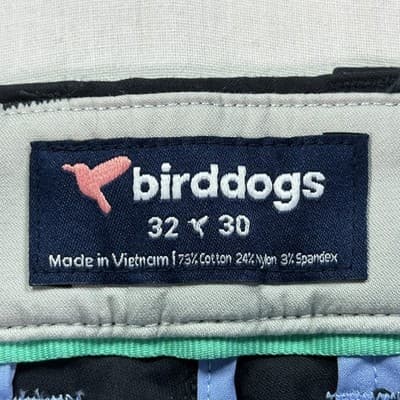 Birddogs Golf Pants Mens 32 x 28 Navy Chino Stretch Performance (Tag 30"L) - Thumbnail 5