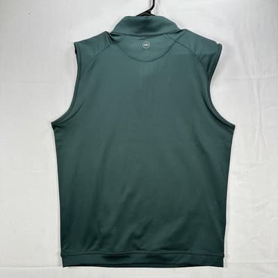 NEW Peter Millar Forge Performance 1/4 Zip Vest Mens Small Balsam Green Golf - Thumbnail 2