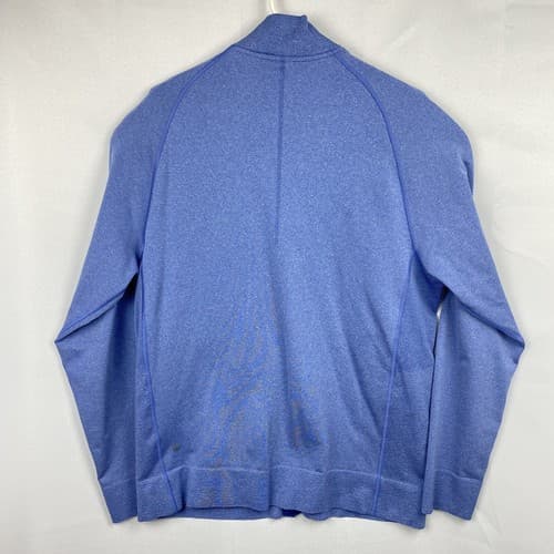Lululemon Pulse Jacket Mens XL Blue Heathered Riviera Long Sleeve Full Zip - Thumbnail 2