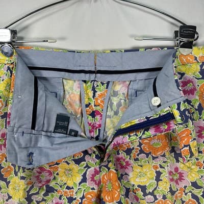 Polo Ralph Lauren Bermuda Shorts Mens 38 Floral Print Custom Fit Casual Summer - Thumbnail 6