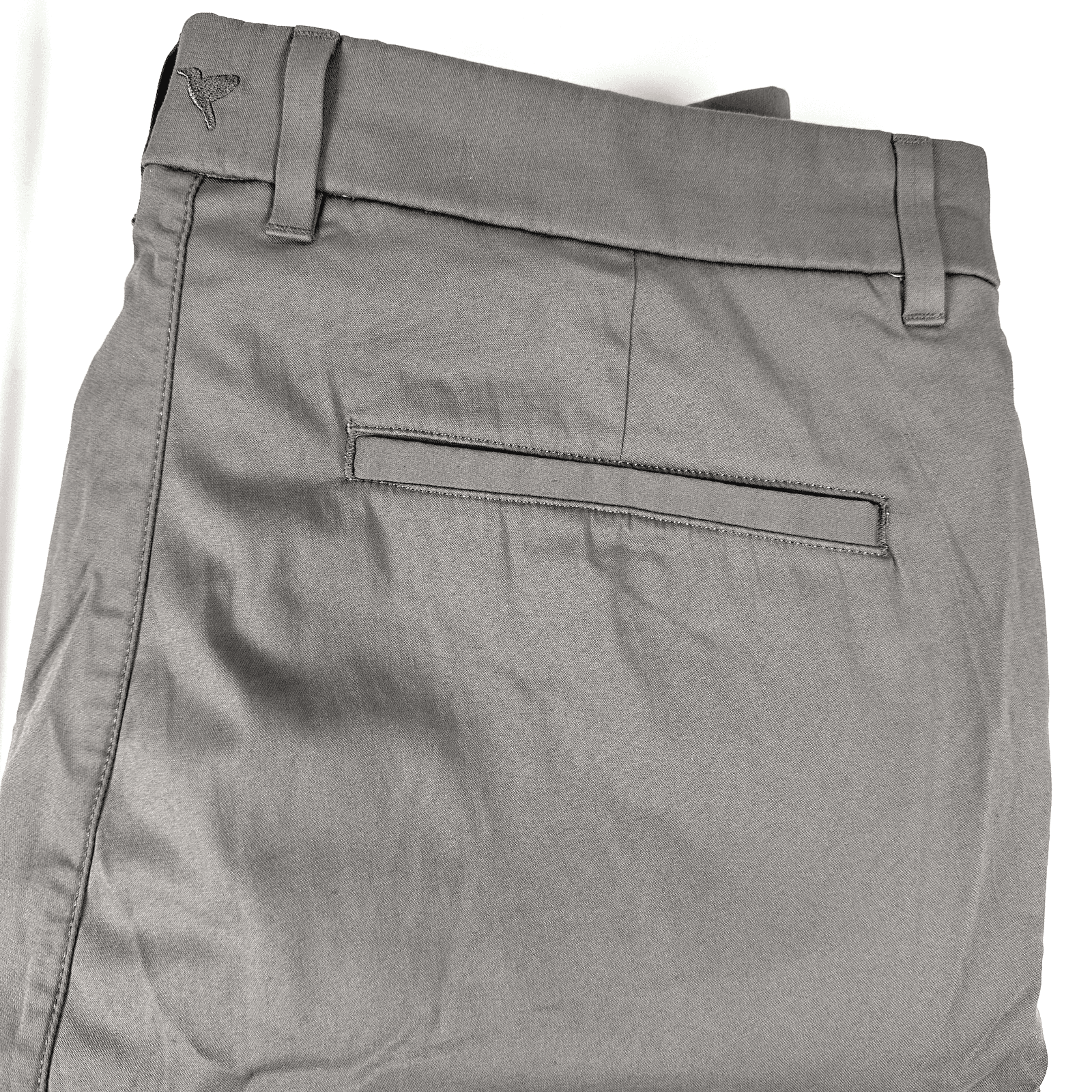 Birddogs Golf Pants Mens 34 x 28 Gray Stretch Chino Performance Zip (tag:30"L) - Image 1