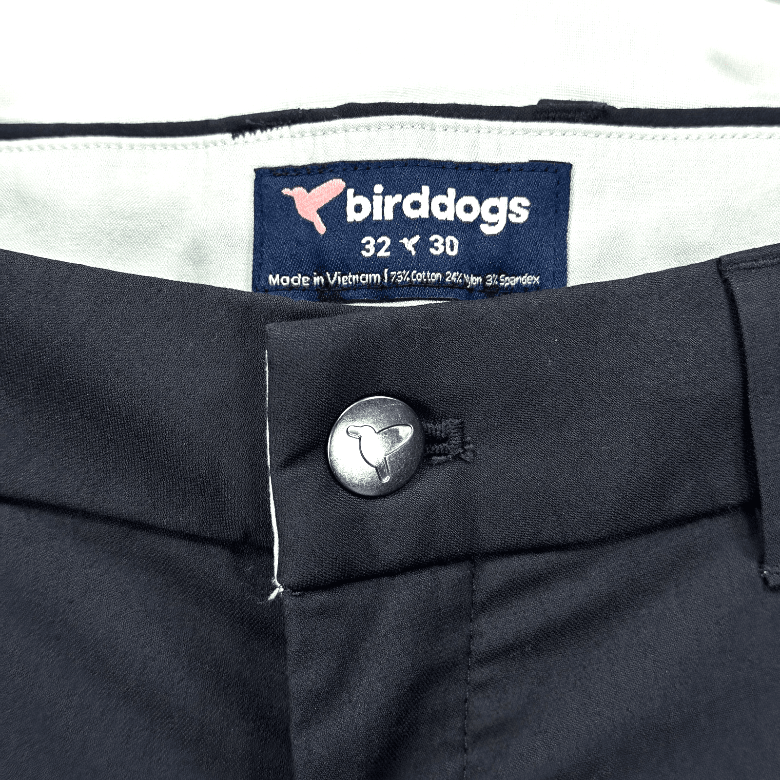 Birddogs Golf Pants Mens 32 x 28 Navy Chino Stretch Performance (Tag 30"L) - Image 1
