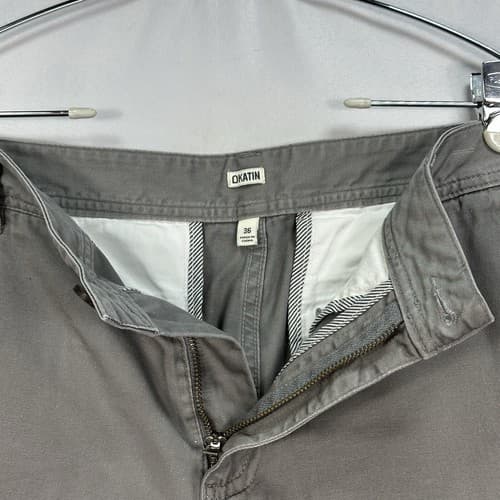 Katin Chino Shorts Mens 36 Golf Gray Inseam 8” Casual 100% Cotton - Thumbnail 3