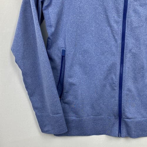 Lululemon Pulse Jacket Mens XL Blue Heathered Riviera Long Sleeve Full Zip - Thumbnail 6