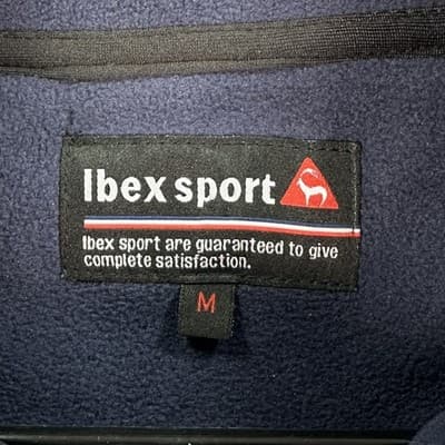 Ibex Sport Vest Mens Medium Blue Fleece Full Zip Sleeveless Jacket Outdoor - Thumbnail 6