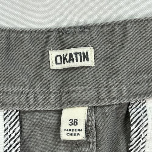 Katin Chino Shorts Mens 36 Golf Gray Inseam 8” Casual 100% Cotton - Thumbnail 4