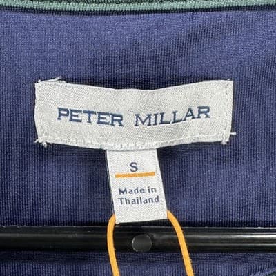 NEW Peter Millar Forge Performance 1/4 Zip Vest Mens Small Balsam Green Golf - Thumbnail 7