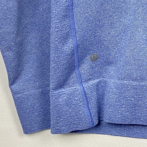 Lululemon Pulse Jacket Mens XL Blue Heathered Riviera Long Sleeve Full Zip - Thumbnail 7
