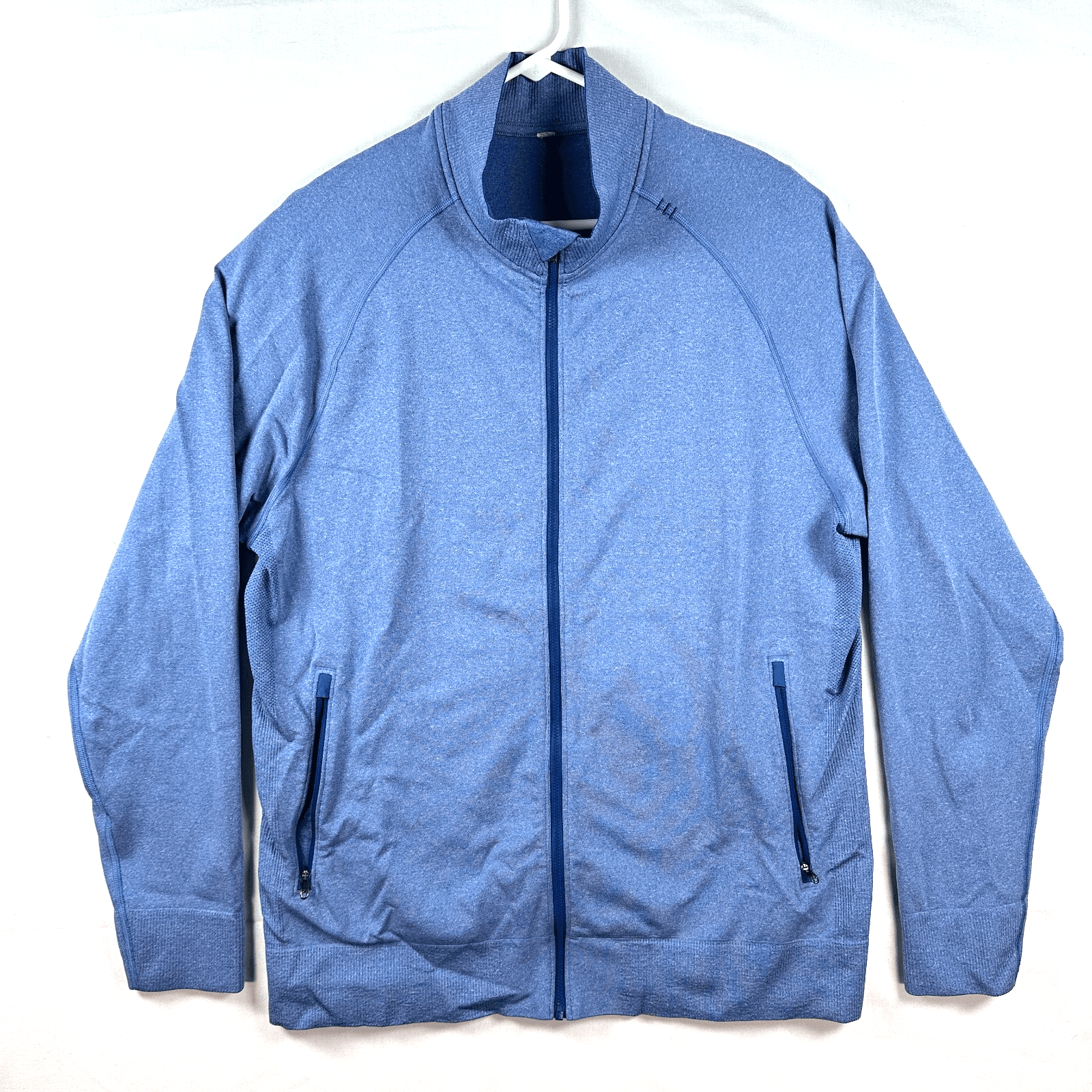 Lululemon Pulse Jacket Mens XL Blue Heathered Riviera Long Sleeve Full Zip - Image 1
