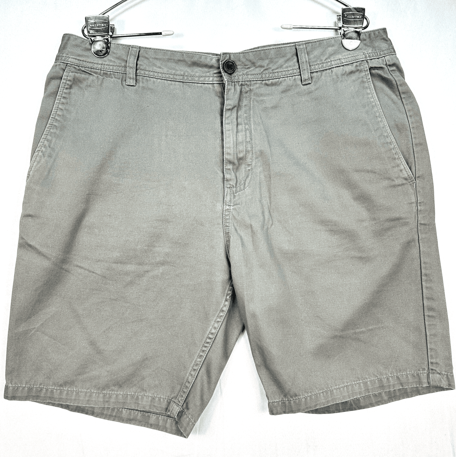 Katin Chino Shorts Mens 36 Golf Gray Inseam 8” Casual 100% Cotton - Image 1