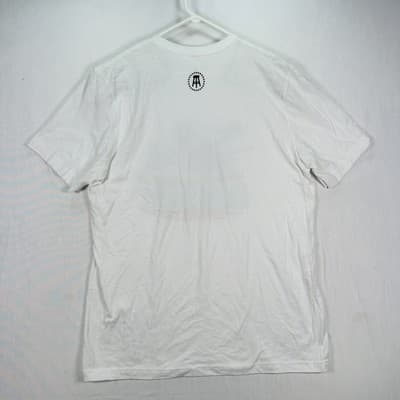 Barstool Sports Shirt Mens XL White Cartoon Dog Skiing Graphic Crew Tee Cotton - Thumbnail 6