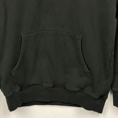 Teddy Fresh Mens Hoodie Black Multi Color Sleeve Logo Pullover Sweatshirt Medium - Thumbnail 3