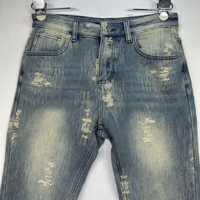 Copping Zone CZ Jeans Womens Medium 30 x 31 Blue Denim Distressed 100% Cotton - Thumbnail 4