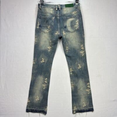 Copping Zone CZ Jeans Womens Medium 30 x 31 Blue Denim Distressed 100% Cotton - Thumbnail 2