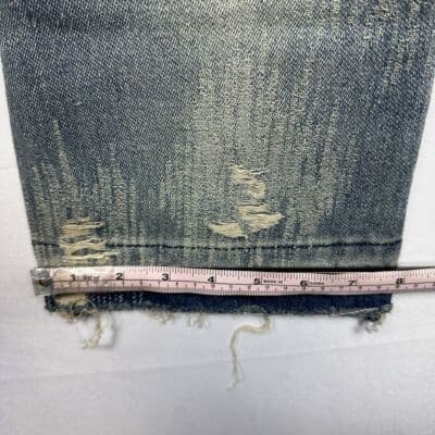 Copping Zone CZ Jeans Womens Medium 30 x 31 Blue Denim Distressed 100% Cotton - Thumbnail 14