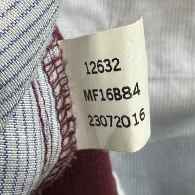 Peter Millar Mens Raleigh Washed Twill Chino Pants 38 x 34 Burgundy Red NEW - Thumbnail 10