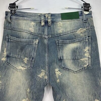 Copping Zone CZ Jeans Womens Medium 30 x 31 Blue Denim Distressed 100% Cotton - Thumbnail 10