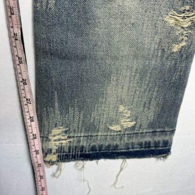 Copping Zone CZ Jeans Womens Medium 30 x 31 Blue Denim Distressed 100% Cotton - Thumbnail 13