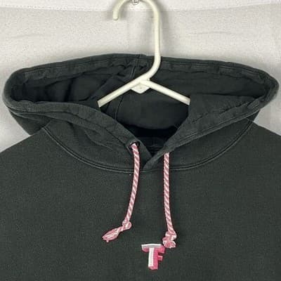 Teddy Fresh Mens Hoodie Black Multi Color Sleeve Logo Pullover Sweatshirt Medium - Thumbnail 8