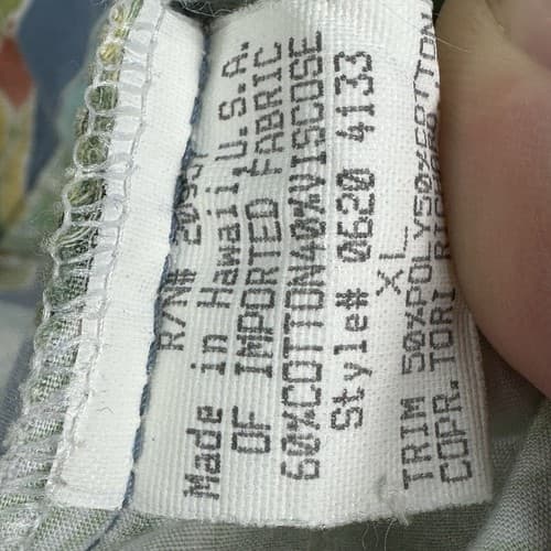 Vintage Tori Richard Polo Shirt Mens XL Hawaiian Multicolor Floral Short Sleeve - Thumbnail 9