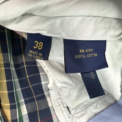 Ralph Lauren Indian Madras Shorts Men 38 Multicolor Plaid Preppy Bermuda Vintage - Thumbnail 3