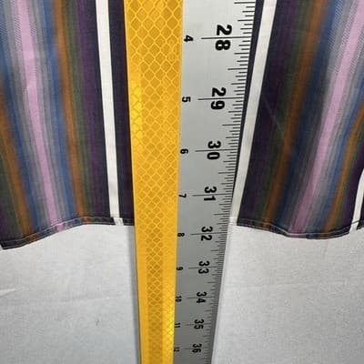 Etro Designer Shirt Mens 39 - Medium Multicolor Striped Button Up Made in Italy - Thumbnail 8