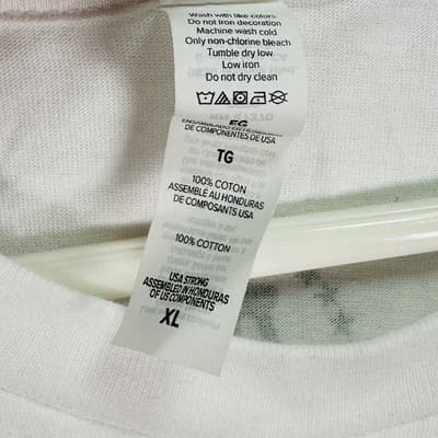 Barstool Sports Shirt Mens XL White Cartoon Dog Skiing Graphic Crew Tee Cotton - Thumbnail 5