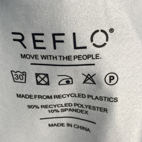 Reflo Golf Polo Shirt Icons Series Mens XL Blue Wave Geometric Short Sleeve EUC - Thumbnail 11