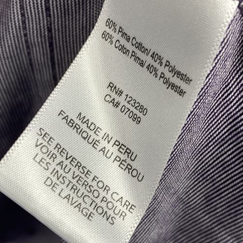 Travis Mathew Golf Polo Mens Large Short Sleeve Shirt Striped Purple - Thumbnail 9