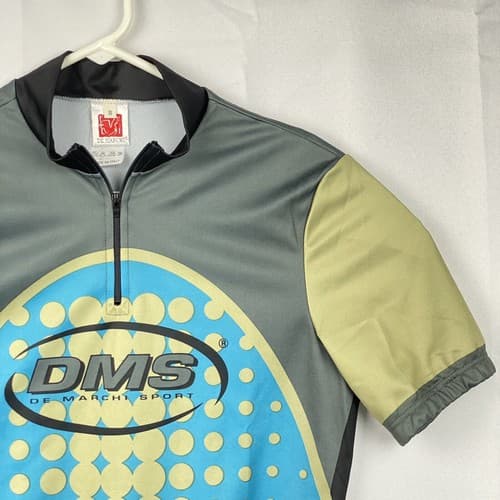 De Marchi Cycling Jersey Size Small 1/4 Zip Multicolor Made In Italy - Thumbnail 4
