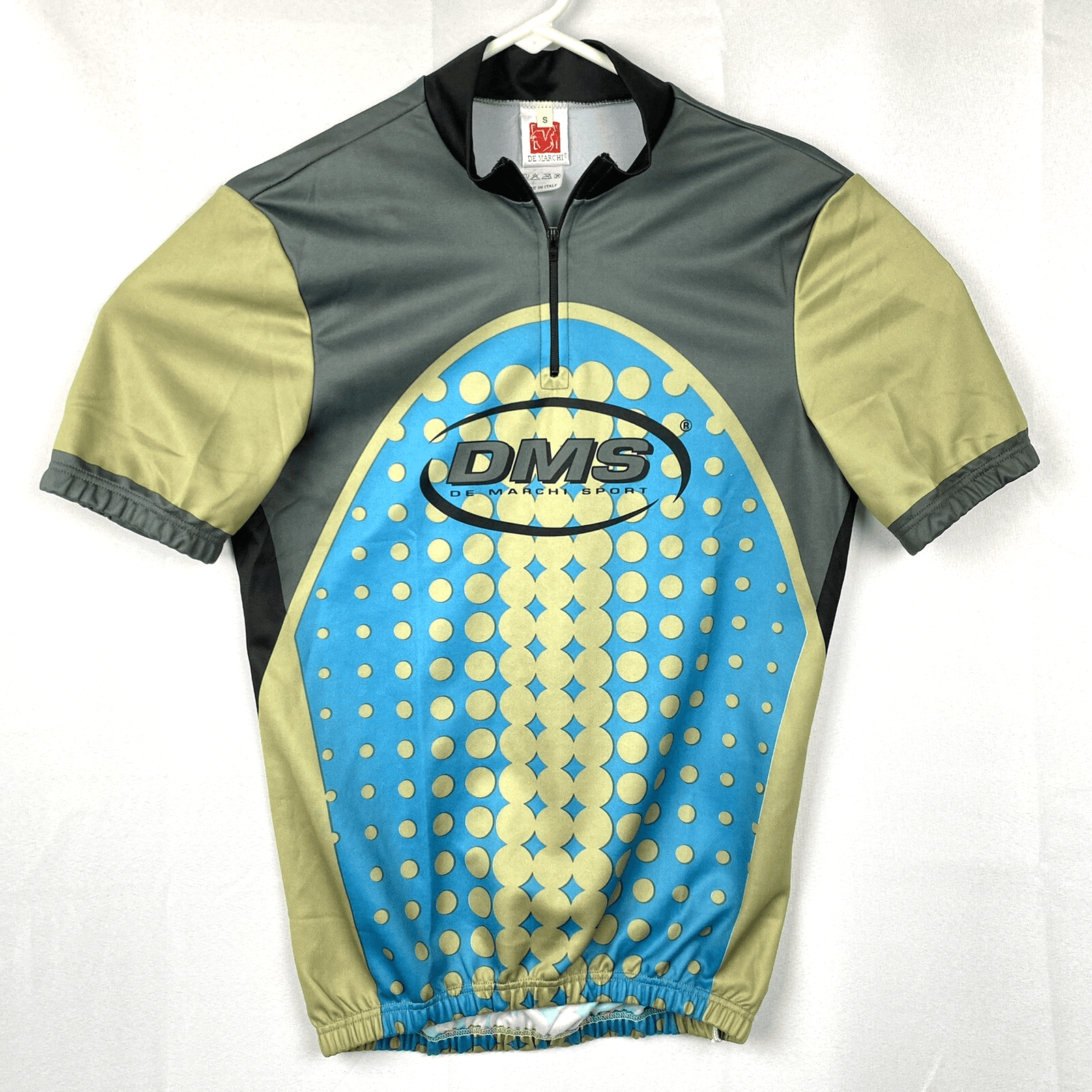De Marchi Cycling Jersey Size Small 1/4 Zip Multicolor Made In Italy - Image 1