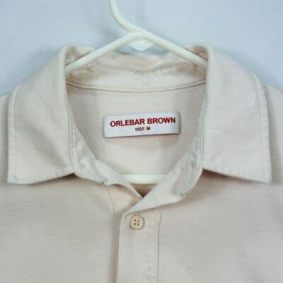 Orlebar Brown Womens Medium Sebastian Pique Polo Shirt Pink Short Sleeve - Thumbnail 6