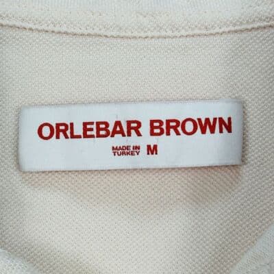 Orlebar Brown Womens Medium Sebastian Pique Polo Shirt Pink Short Sleeve - Thumbnail 7