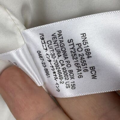 Patagonia Los Gatos Vest Womens XS White Full Zip High Pile Fleece Front Pockets - Thumbnail 9