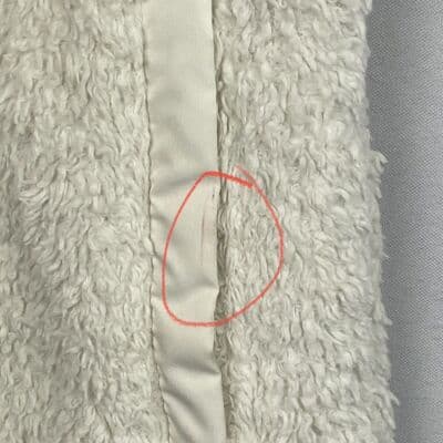 Patagonia Los Gatos Vest Womens XS White Full Zip High Pile Fleece Front Pockets - Thumbnail 12