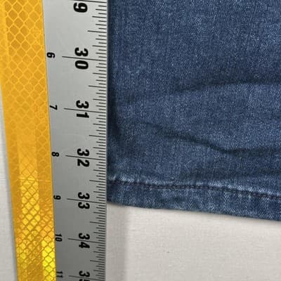 Paige Federal Jeans Mens 38 x 33 Blue Slim Straight Clarington Dark Wash - Thumbnail 10