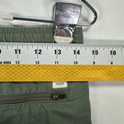 Vuori Ripstop Pants Womens XS Olive Green Stretch Drawstring Travel Hiking VW401 - Thumbnail 11