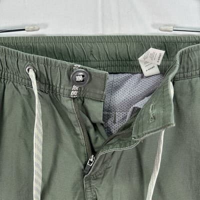 Vuori Ripstop Pants Womens XS Olive Green Stretch Drawstring Travel Hiking VW401 - Thumbnail 4