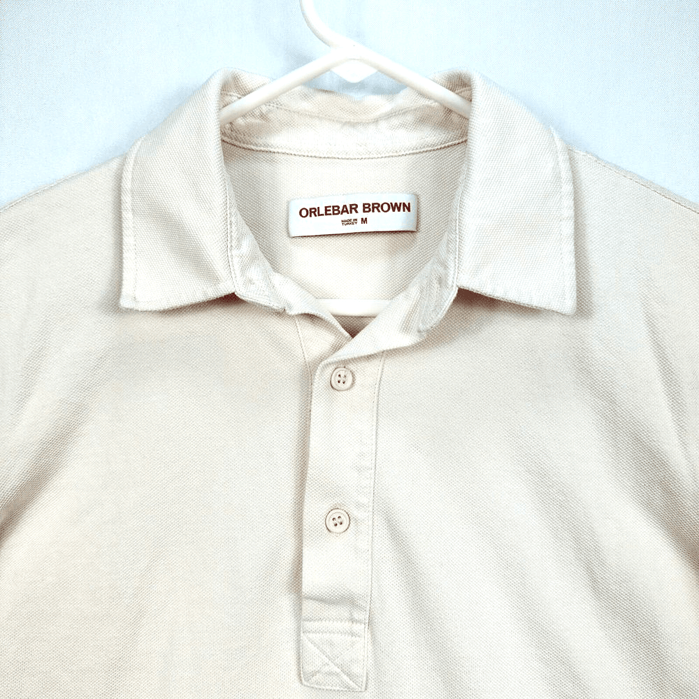 Orlebar Brown Womens Medium Sebastian Pique Polo Shirt Pink Short Sleeve - Thumbnail 2