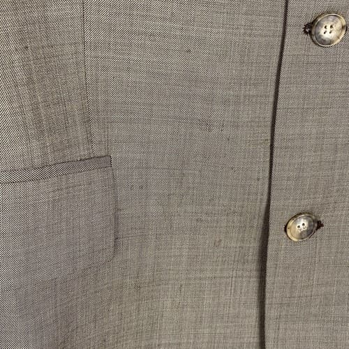 Chaps Ralph Lauren Mens 40 L Sport Coat Blazer Wool Tan Suit Jacket 3-Button - Thumbnail 7