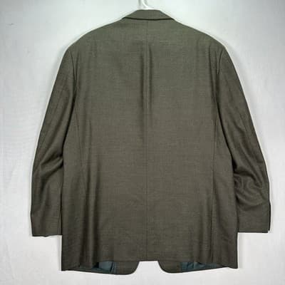 Pal Zileri Blazer Mens 46 R Gray Wool 3-Button Sport Coat Suit Jacket Made Italy - Thumbnail 3