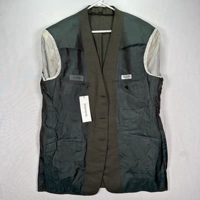 Pal Zileri Blazer Mens 46 R Gray Wool 3-Button Sport Coat Suit Jacket Made Italy - Thumbnail 9