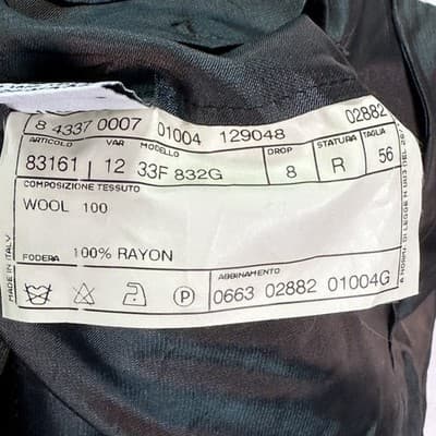 Pal Zileri Blazer Mens 46 R Gray Wool 3-Button Sport Coat Suit Jacket Made Italy - Thumbnail 12